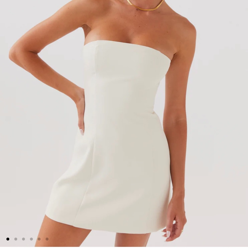Peppermayo White Mini Dress